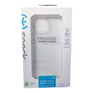 P7. Speck Presidio Perfect-Clear Case for iPhone‎ 15 Plus/ 14 Plus (6.7")